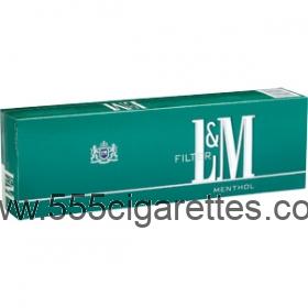 L&M Menthol Kings Cigarettes